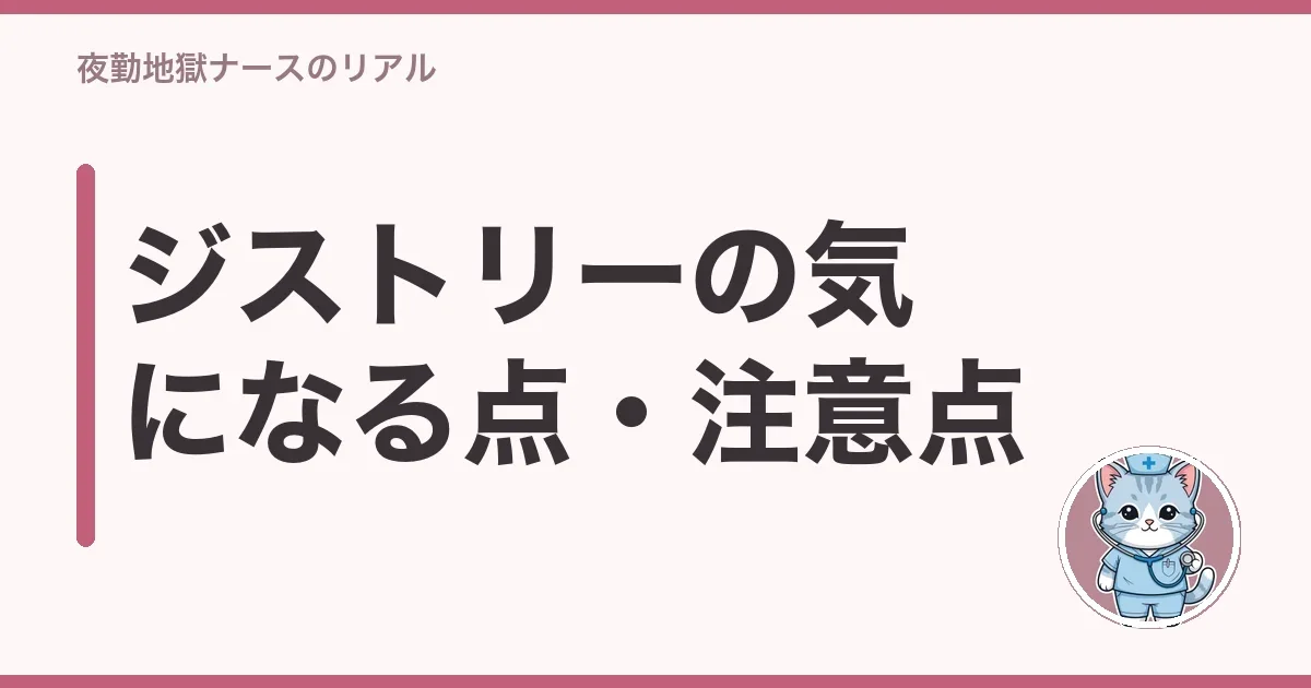 ジストリーの気になる点・注意点