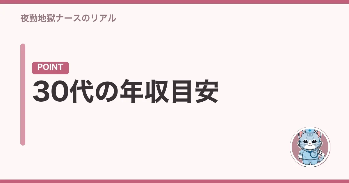 30代の年収目安