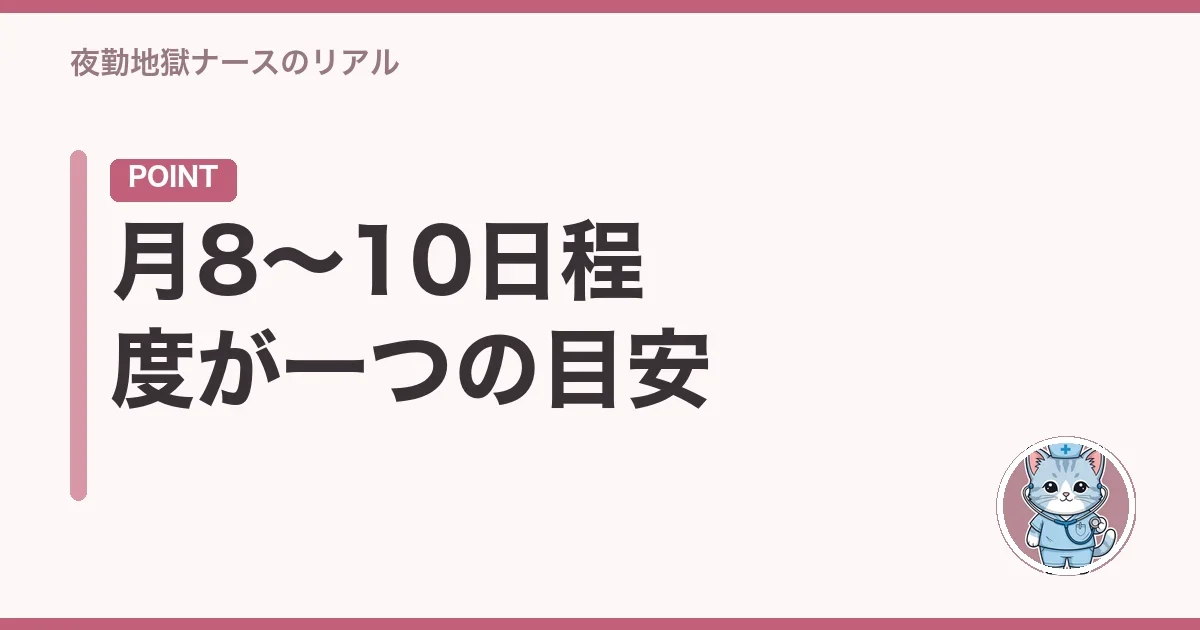 月8〜10日程度が一つの目安