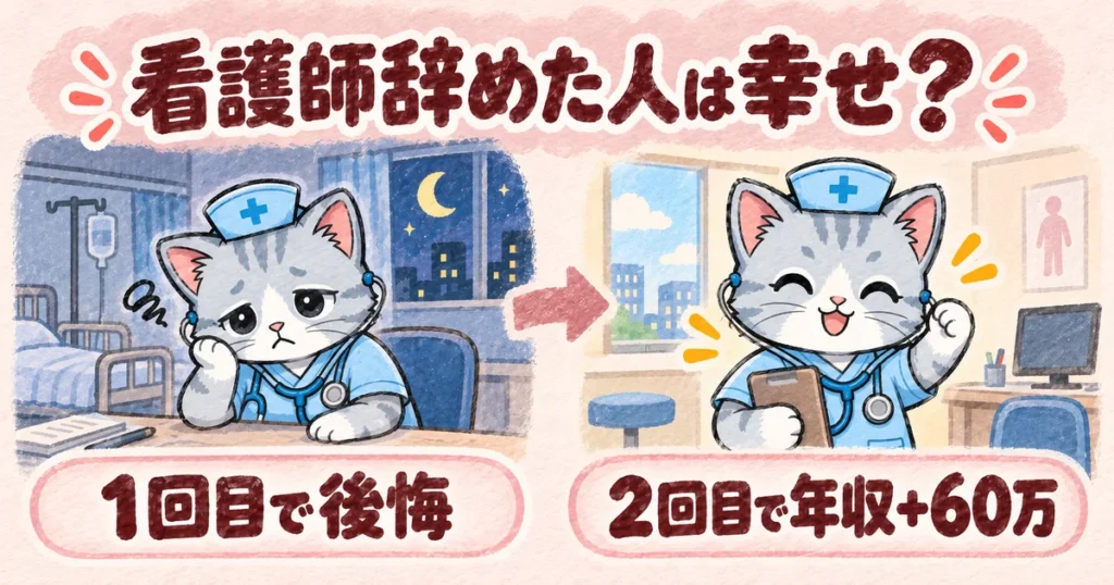 看護師辞めた人は幸せ？