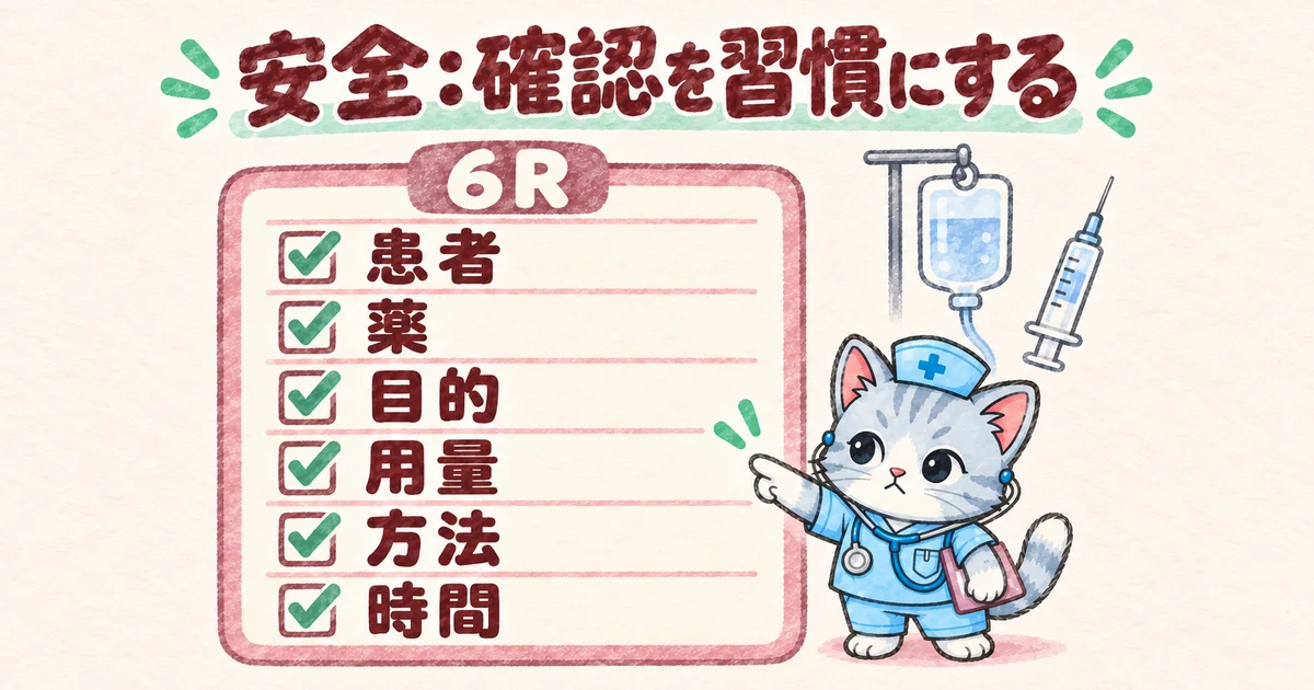 安全:確認を習慣にする(チェックリストの図解)